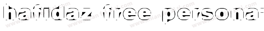 hafidaz free persona字体转换